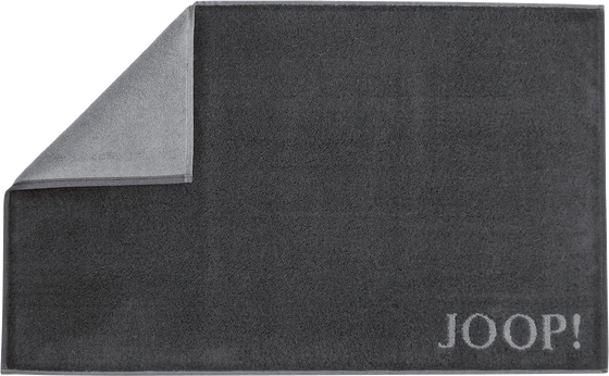 JOOP! Doubleface Badematte 1600-90 in Schwarz-Anthrazit: Stilvolle Eleganz