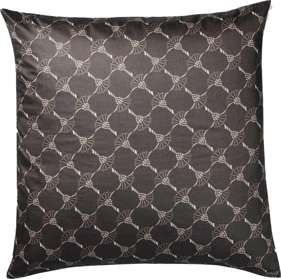 JOOP! Kissenbezug Cornflower Double Shiny Black – Eleganter Jacquard-Satin