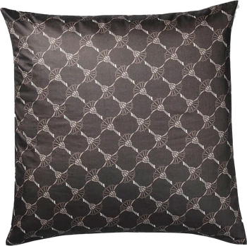 JOOP! Kissenbezug Cornflower Double Shiny Black – Eleganter Jacquard-Satin