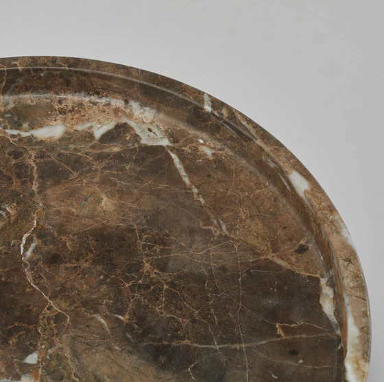 Aquanova Hammam Tablett rund braun