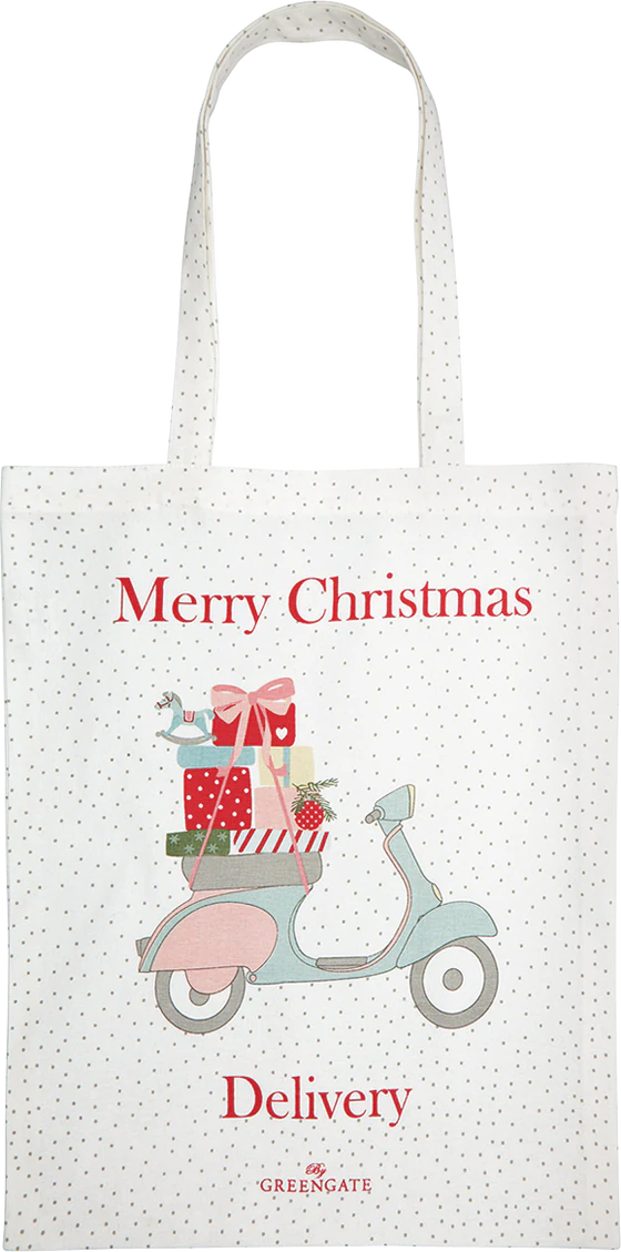 Greengate Bag / Stoffbeutel Scooter white