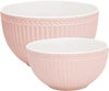 Greengate Servin bowl / Servierschüssel 2er Set Alice pale pink