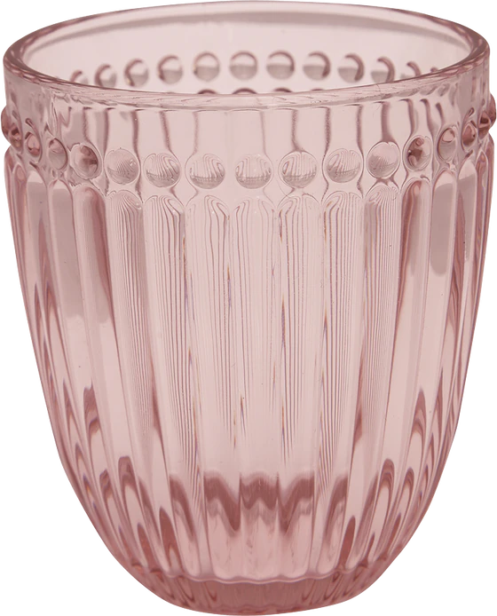 Greengate Water  / Wasserglas Alice pale pink