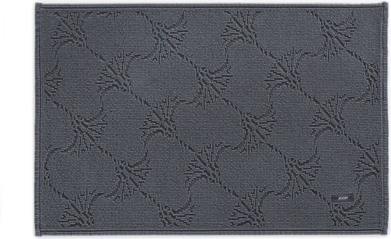 JOOP! Neuer Cornflower 60 Badvorleger in hellem Anthrazit – moderner, eleganter Badteppich