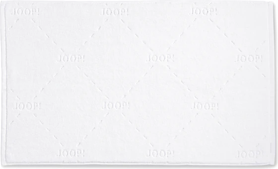 JOOP! Dash 73 Badteppich in Weiß – Modernes Rautenmuster Design