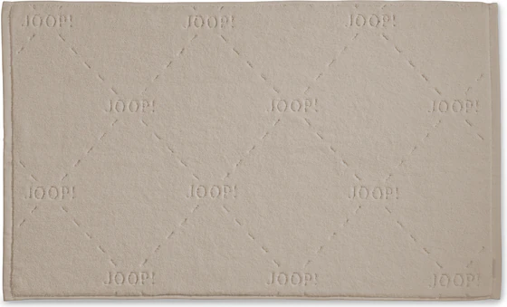 JOOP! Dash 73 Badteppich in Sand – Elegantes Design mit Rautenmuster