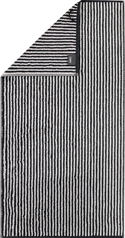 Cawö Zoom Streifen 121-97 Frottiertücher in Schwarz: Eleganz & Komfort