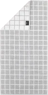 Cawö Zoom Karo 123-76 platin Frottiertuch