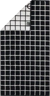 Cawö Zoom Karo 123-97 schwarz Frottiertuch