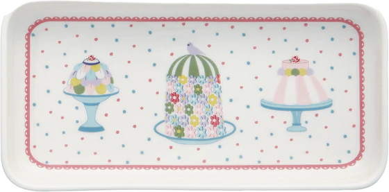 Greengate Servierteller Small Tenna White