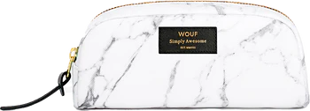 Wouf White Marble Small Beauty Bag