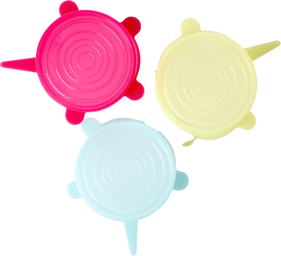 Rice Silikondeckel 3er Set Small