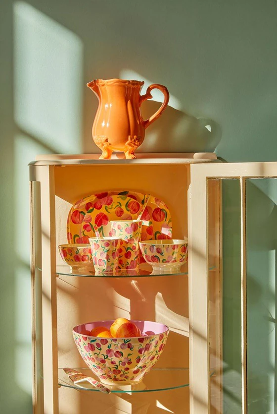 Rice Beilagen Teller Peach Print 