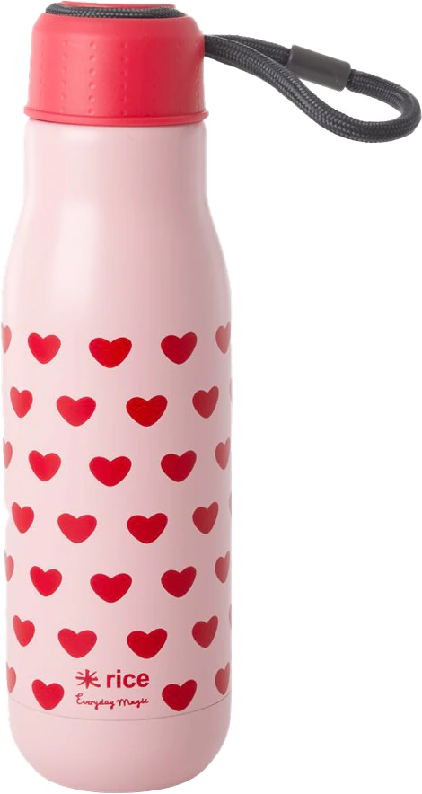 Rice Thermo Trinkflasche Sweet Heart Print