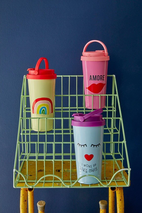 Rice Thermo Becher Sweet Heart Print