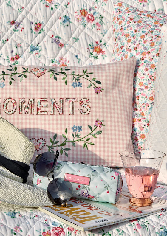 Greengate Stoffserviette mit Spitze Belle Pale Blue
