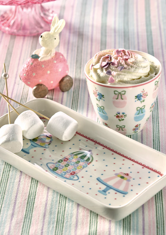 Greengate Tasche Baumwolle Tenna White