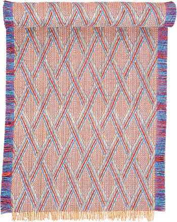 PAD TULUM Red / Aqua Tischläufer 42x150 cm