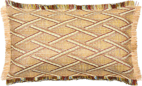 PAD TULUM Natural / Mint Kissenhülle 30x50 cm
