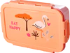 Rice Large Flamingo Brotdose - Koralle Jungle Animals Print 