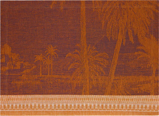 Le Jacquard Francais Tischset Croisière Sur Le Nil Desert