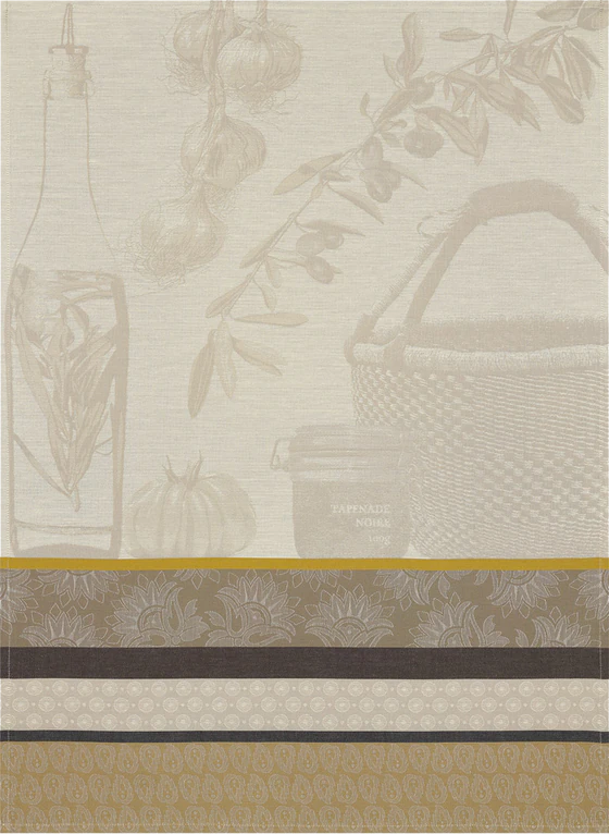 Le Jacquard Francais Geschirrtuch Saveurs de Provence Beige