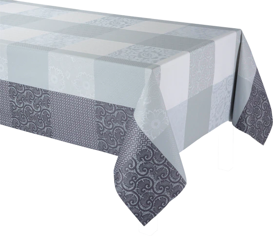 Le Jacquard Francais FLEURS DE KYOTO Mist Tischdecke beschichtet