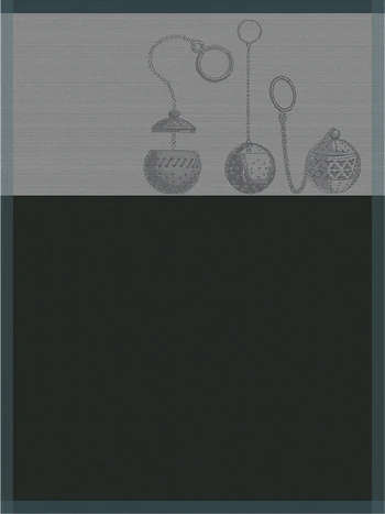 Le Jacquard Francais INFUSION Argente / Grey Geschirrtuch