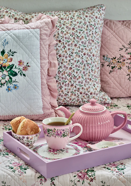 Greengate ALICE Dusty rose Teekanne
