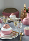 Greengate Müslischale Alice in Dusty Rose – Hochwertige Porzellan-Müslischale, 14 cm Durchmesser, 7 cm Höhe, spülmaschinen- & mikrowellengeeignet