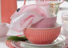 Greengate Müslischale Alice in Dusty Rose – Hochwertige Porzellan-Müslischale, 14 cm Durchmesser, 7 cm Höhe, spülmaschinen- & mikrowellengeeignet