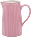 Greengate Kanne Alice | Zeitloser Keramikkrug in dusty rose 1 Liter | Hochwertiger Jug