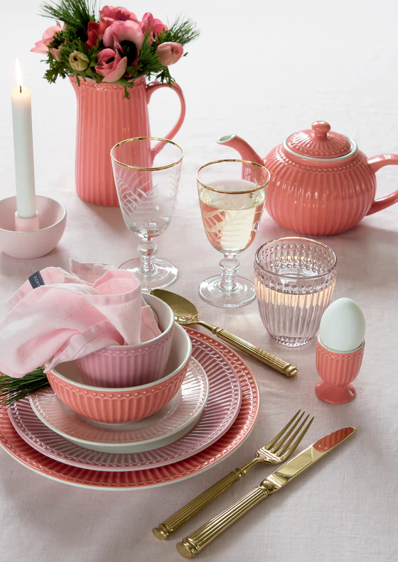 Greengate Plate Alice dusty rose 23 cm