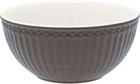 Greengate Cereal bowl Alice dark chocolate
