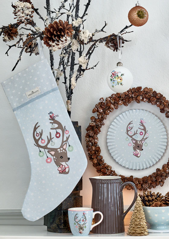 Greengate Kanne Alice | Zeitloser Keramikkrug in dark chocolate 1 Liter | Hochwertiger Jug