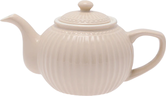 Greengate Teapot Alice Creamy fudgy