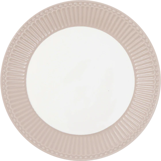 Greengate Plate Alice Creamy fudge  23 cm