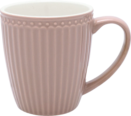 Alice Mug von Greengate: Elegante Tasse in Hazelnut Brown aus der Alice Serie