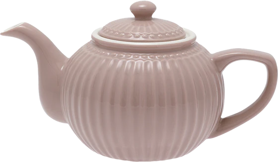 Greengate Teapot Alice Hazelnut brown