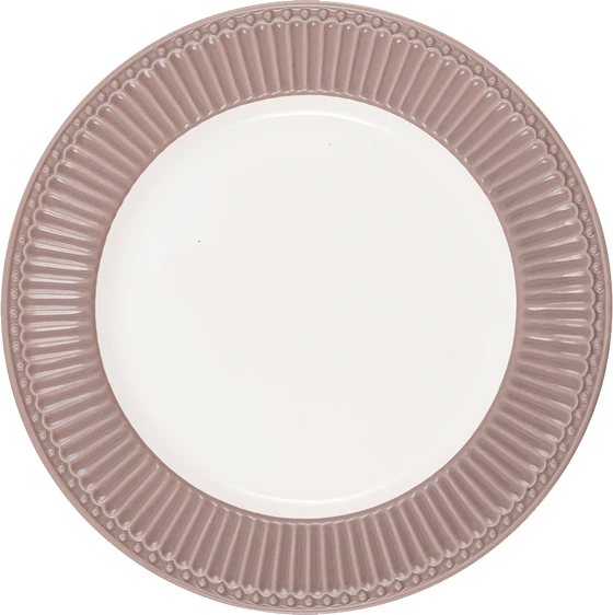 Greengate ALICE Hazelnut brown Plate 26,5 cm 
