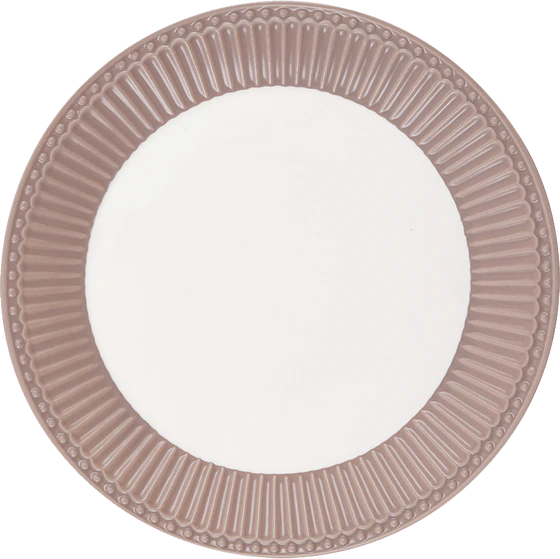 Greengate Plate Alice Hazelnut brown  23 cm