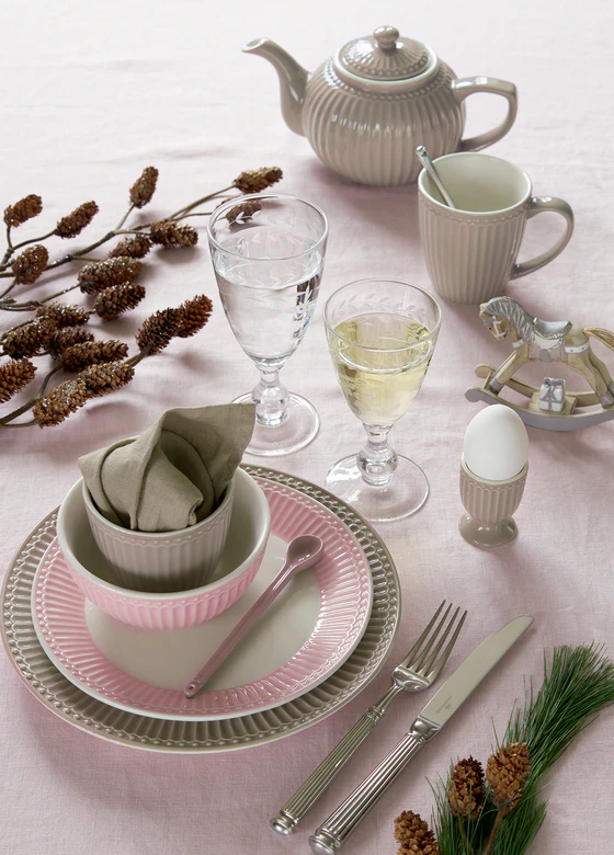 Greengate Plate Alice Hazelnut brown  23 cm