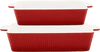 Greengate Dishes Alice Red rectangular set of 2