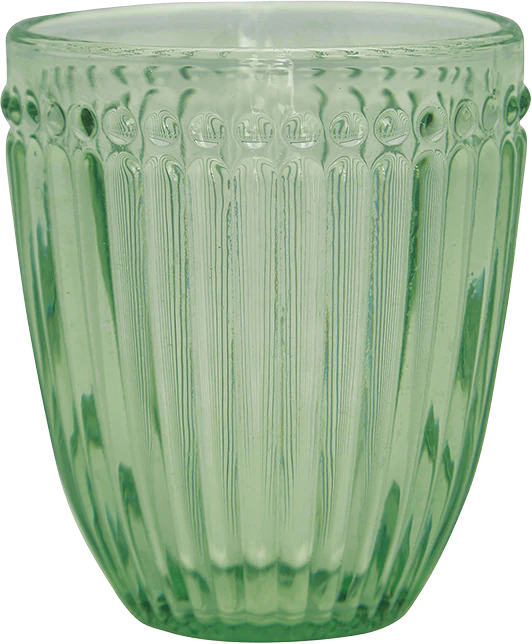Greengate Water  / Wasserglas Alice pale green