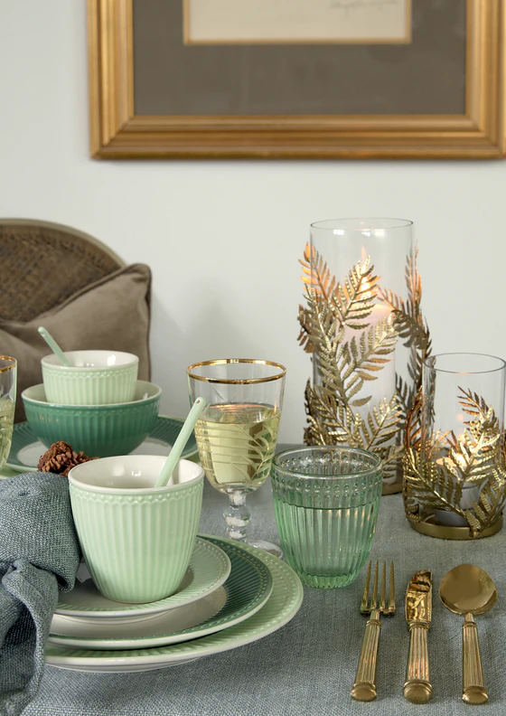 Greengate Water  / Wasserglas Alice pale green