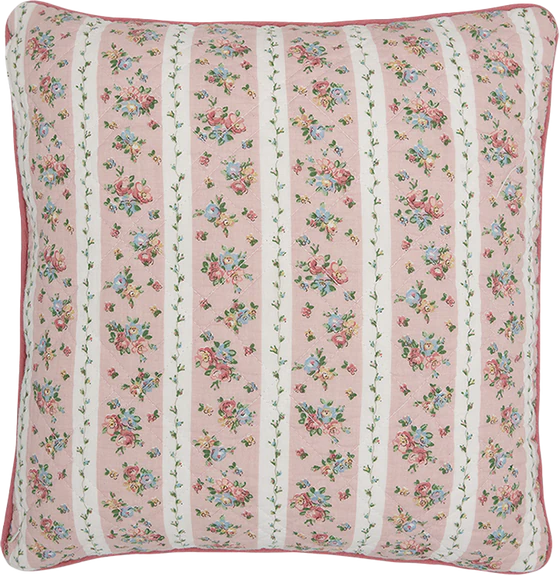 Greengate Cushion Ellie white 40x40cm with embroidery