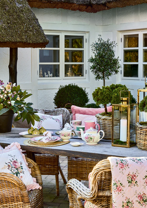 Greengate Salad bowl Marie dusty rose