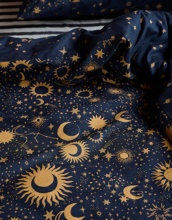 Cover&Co LUNA TIC Nightblue Bettwäsche 