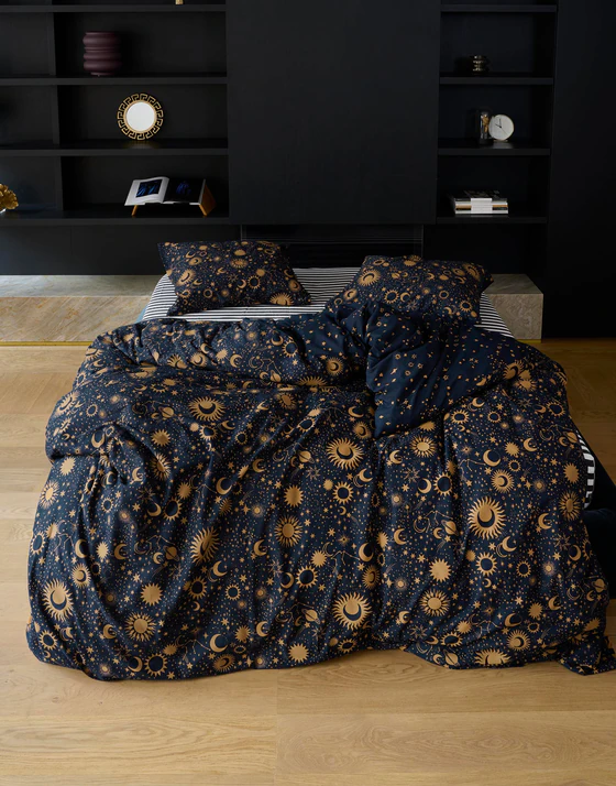 Cover&Co LUNA TIC Nightblue Bettwäsche 