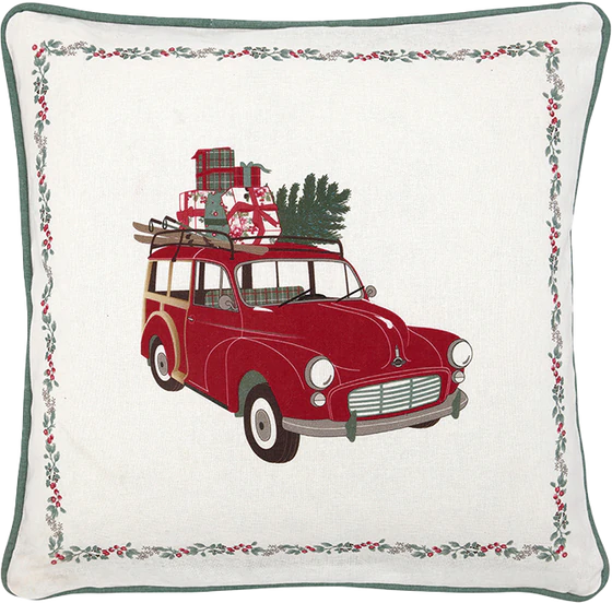 Greengate CHARLINE Car White Cushion / Kissen 